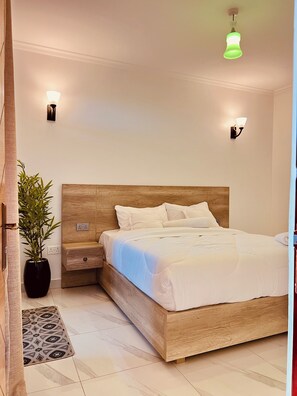 1 bedroom, iron/ironing board, Internet, bed sheets