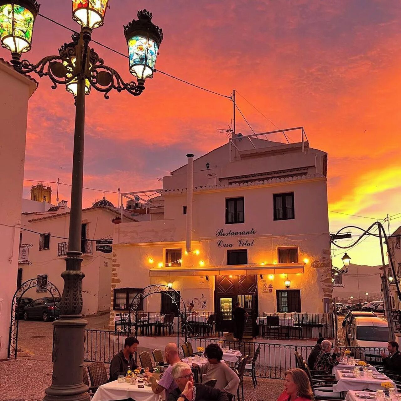 Vistas a la ciudad desde el alojamiento