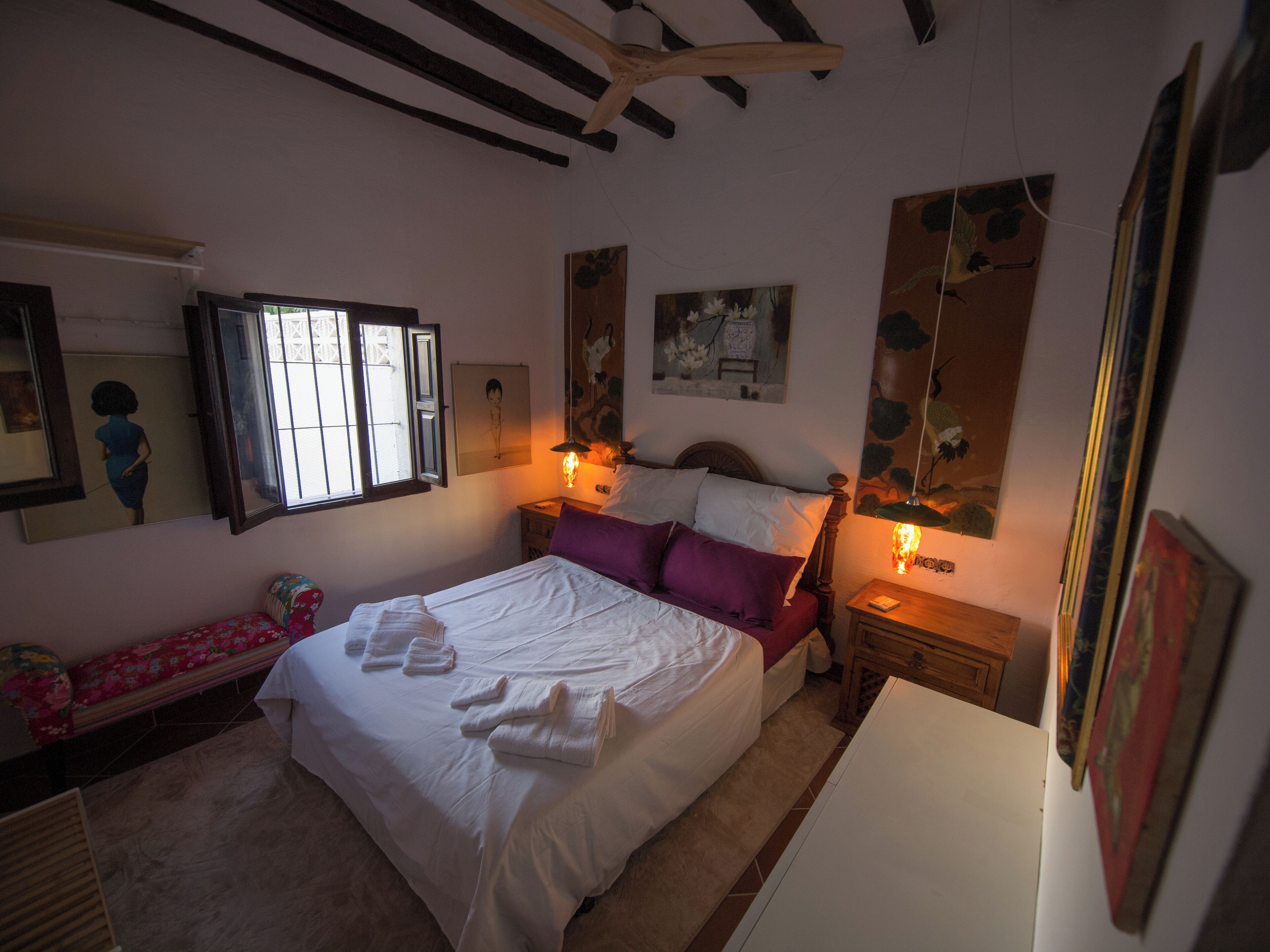 Chambre Double Économique, vue cour intérieure | Coffres-forts dans les chambres, rideaux occultants