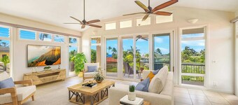 Kai Lani Villa in Poipu, 5Bd, Pool & AC, Sleeps18+