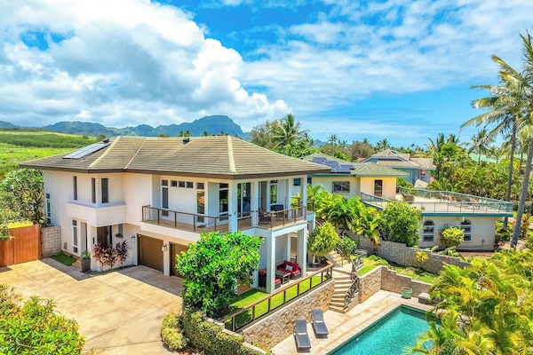 Welcome to Kai Lani Ocean Villa - your getaway between the sea and the heavens. We are steps to Shipwreck Beach and the Grand Hyatt--yes walk to your luau!