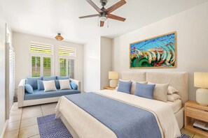 5 bedrooms, desk, iron/ironing board, travel crib