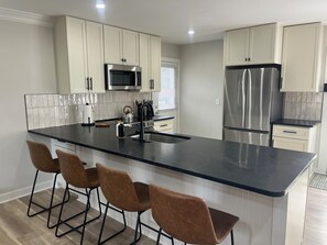 Private kitchen - "Abigail", Fenced, Dog friendly Single Level home, in Charming Downtown Apex (Apex)