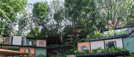 Fachada de la propiedad