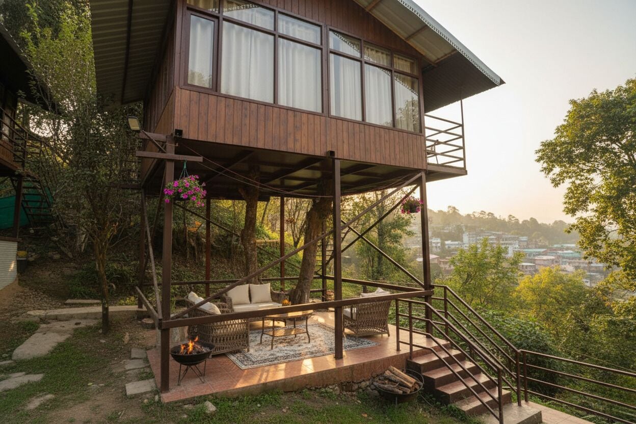 Deluxe Tree House, Balcony, Hill View | Free WiFi