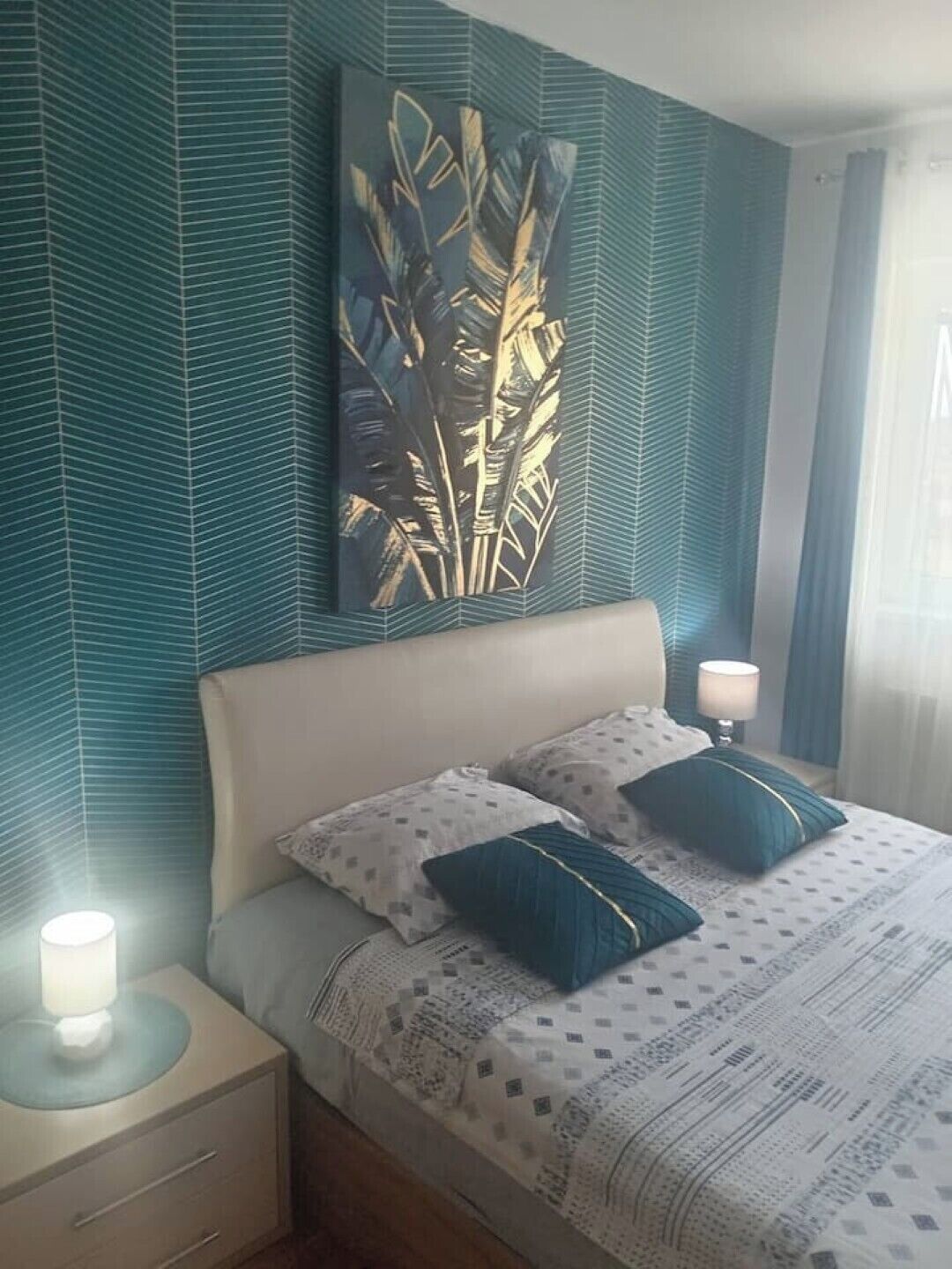 Een strijkplank/strijkijzer, wifi