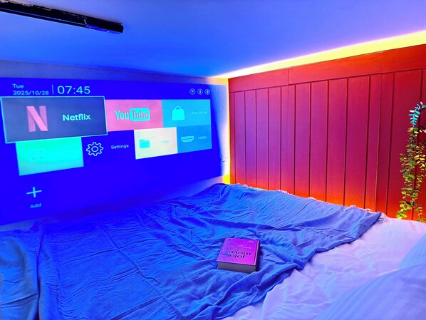 1 slaapkamer, een strijkplank/strijkijzer, wifi, beddengoed