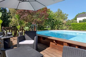 Pool - Gite 2 - chez Balum, 3 km from Lourdes, Hautes-Pyrénées (Lézignan)