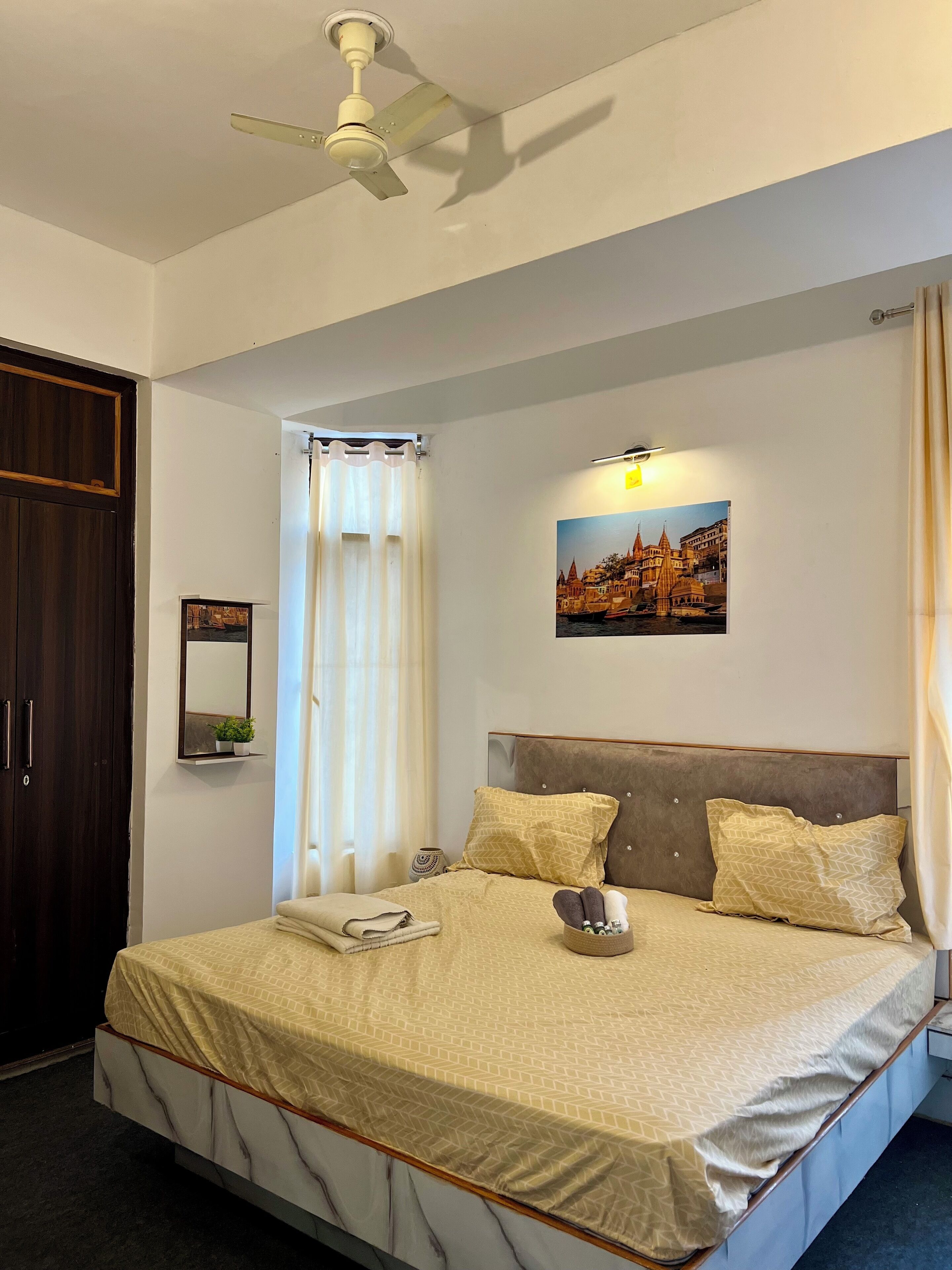 2 quartos, Wi-Fi de cortesia, roupa de cama