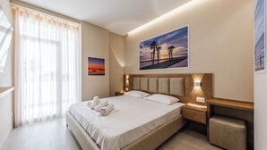 Deluxe Double Room, Balcony, Sea View | Iron/ironing board, WiFi (free) - Adriatic Seaview Suites by PS (Durrës)
