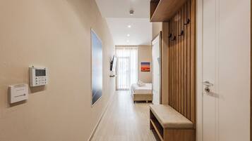 Deluxe Double Room, Balcony, Sea View | Iron/ironing board, free WiFi