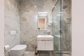 豪華雙人房, 陽台, 海景 | 浴室