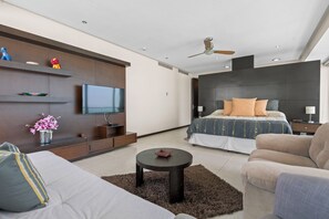 Luxury Apartment, Multiple Beds, Balcony, Sea View | View from room