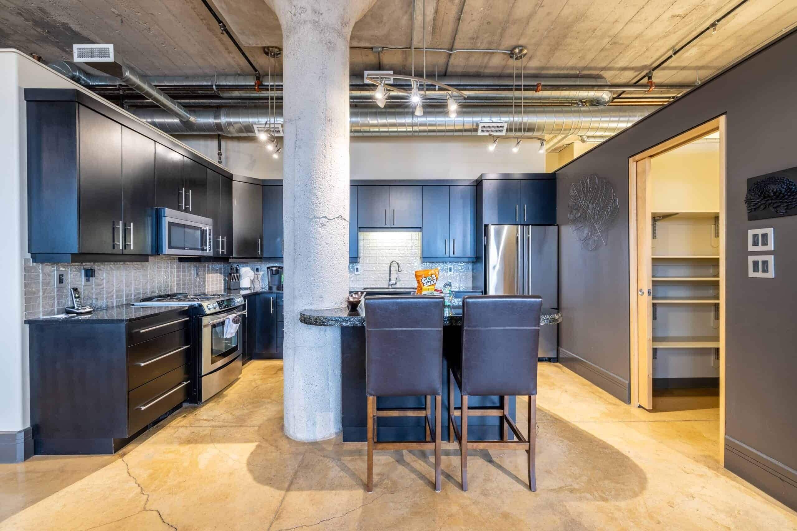 Appartement Confort, baignoire accessible aux personnes à mobilité réduite, vue ville | Cuisine privée