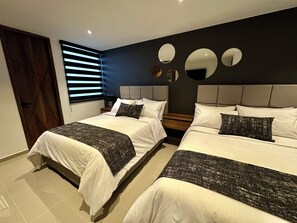 Premium bedding, free WiFi, bed sheets