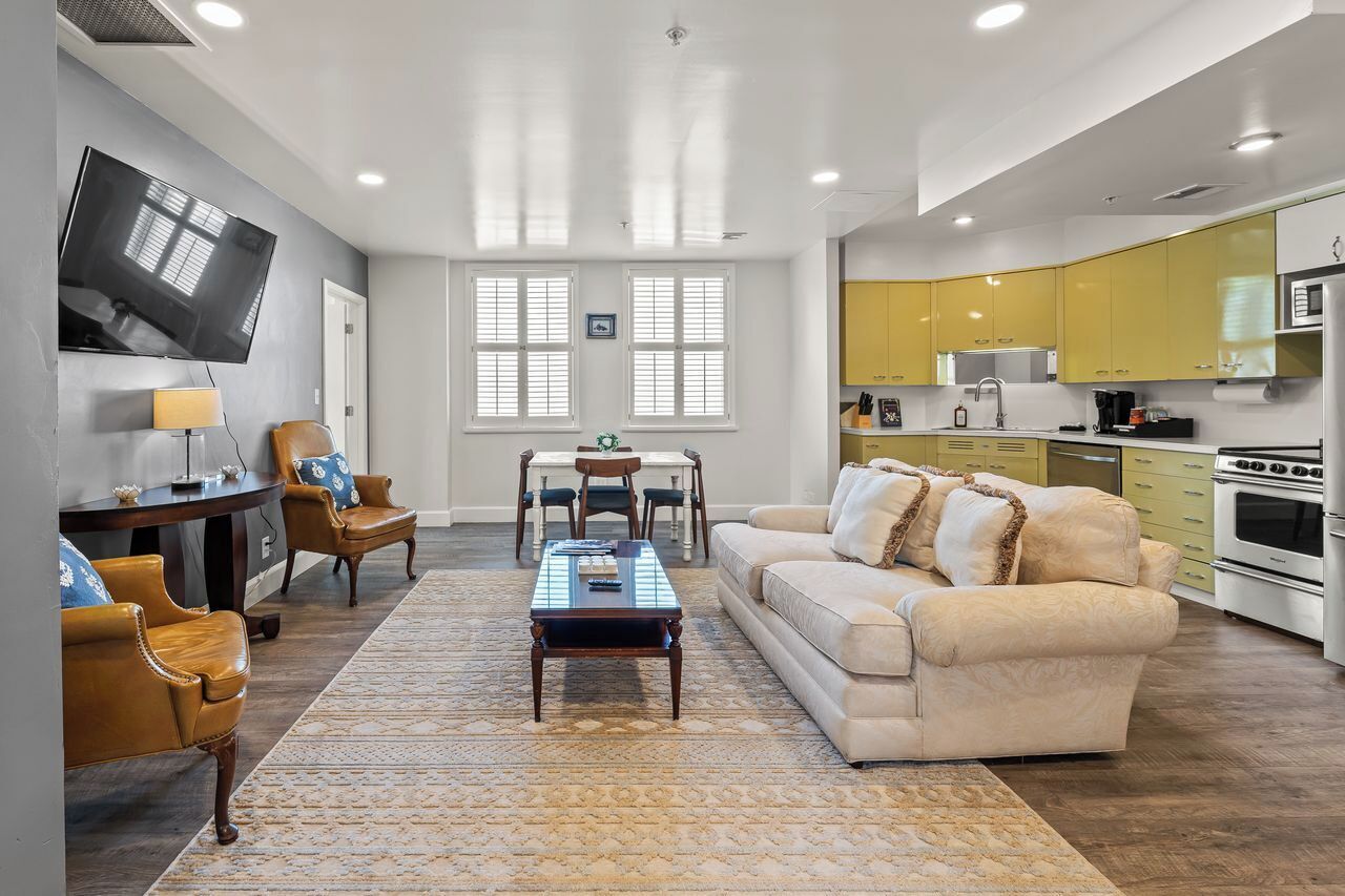 Deluxe-Apartment, 2 Schlafzimmer, Stadtblick | Eigene Küche