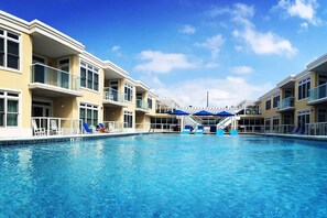 Indoor pool, outdoor pool - "Sunset Sands" 2 BR Condo in Dewey Beach (Dewey Beach)