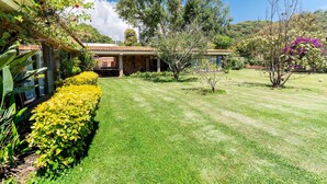 A well-maintained garden with a lawn, various shrubs, and trees. - Anana Casa SK Villa With Garden Family-friendl (Chapala)
