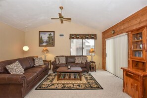 TV - Premier 1BR Condo | Ski-In/Out + Deck & Kitchen (Champion)