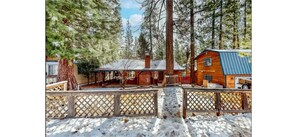Property grounds - Peaceful 2-bedroom cabin in Big Bear Lake perfect for getaway (Big Bear Lake)