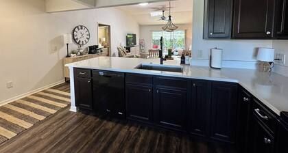 Walk to Brownwood Paddock Square, Golf cart included, open floor plan w/ updates