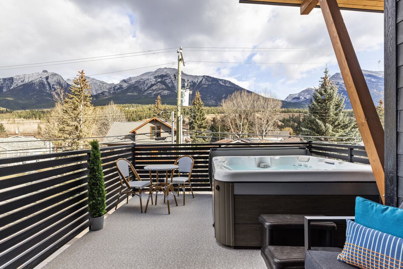 Bain à remous extérieur