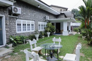 Blick auf den Garten