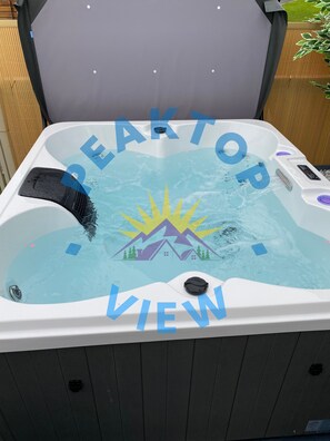Outdoor spa tub - Peaktop View - Dog-Friendly with Private Hot Tub near Cockermouth (Workington)