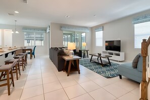 TV, video games - Modern 6BR Villa w/ Pool & Resort Access (Kissimmee)
