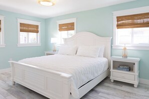 4 bedrooms, iron/ironing board, travel cot, free WiFi