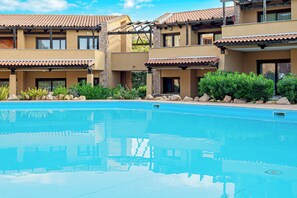 Outdoor pool - Sunset Vermentino - apartment in Costa Paradiso in residence with pool (Costa Paradiso)