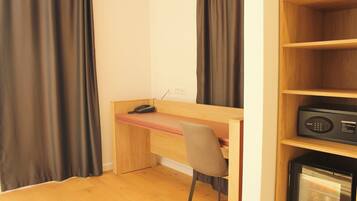 Deluxe Double Room, Balcony, Mountain View | Living area | 55-inch plasma TV with digital channels, printers