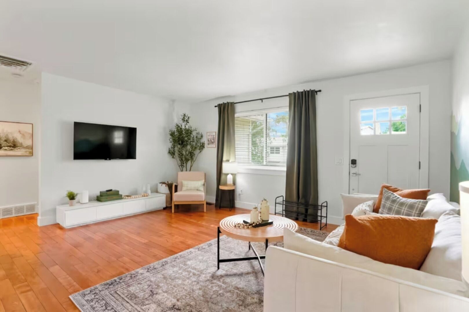 Televisie, een open haard en videospelletjes