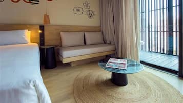 In-room safe, laptop workspace, blackout drapes, soundproofing