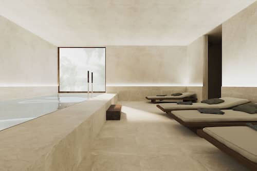 Indoor pool, outdoor pool