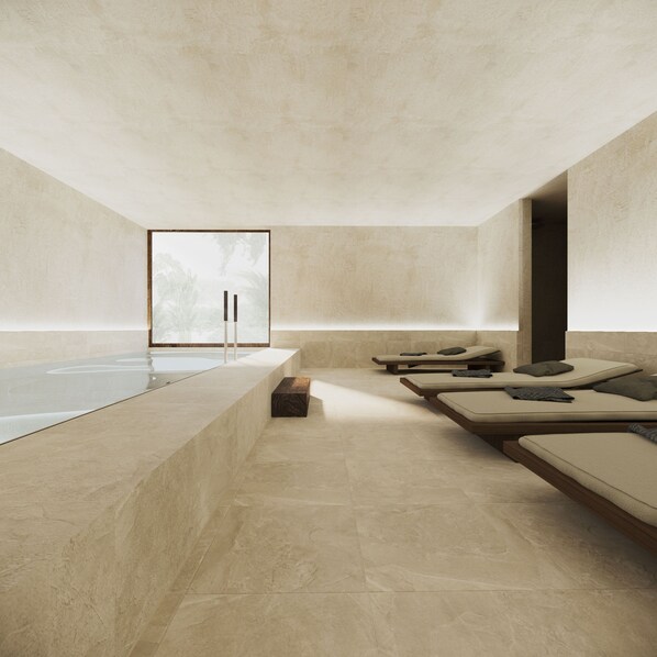 Indoor pool, outdoor pool