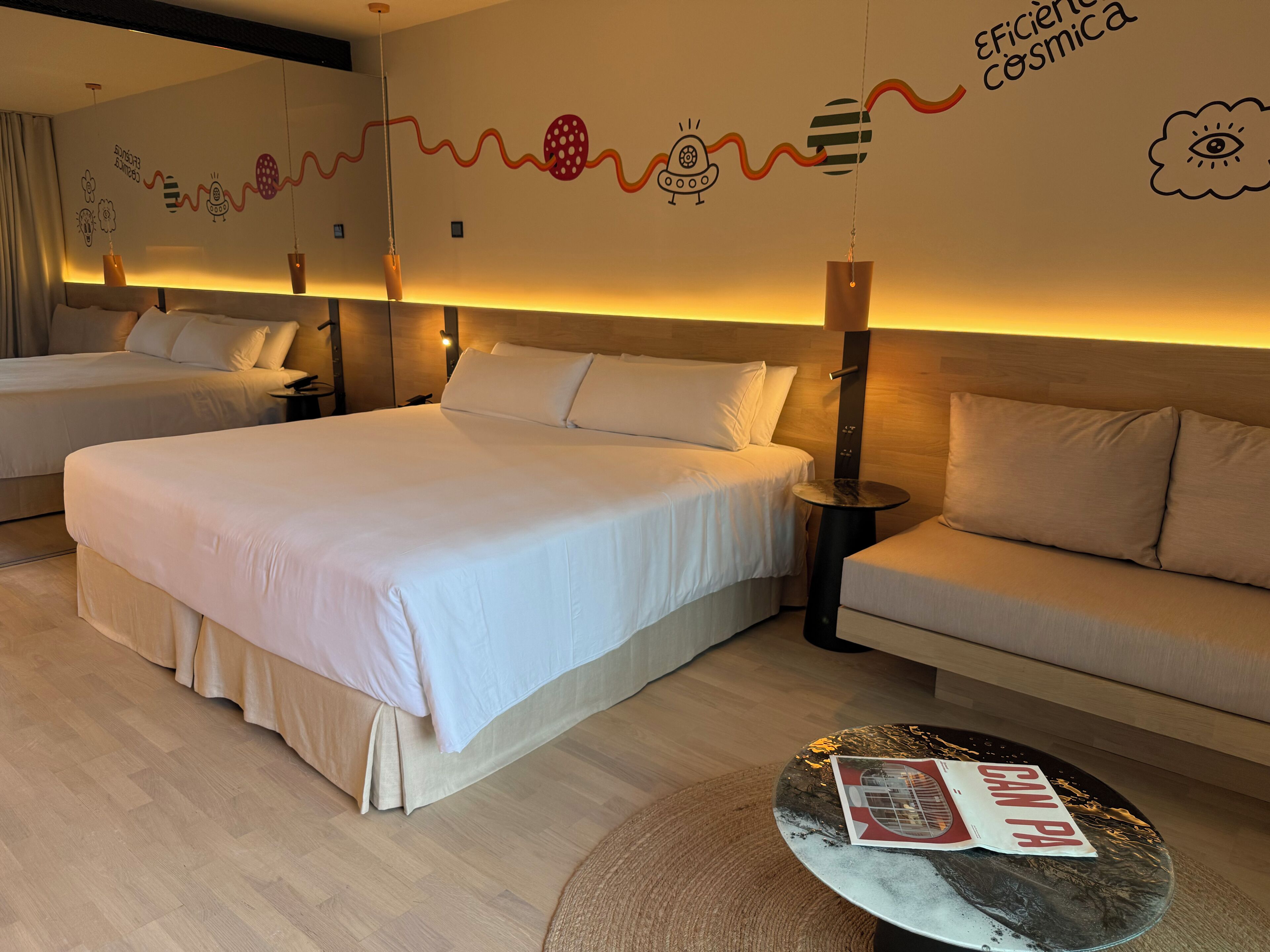 In-room safe, laptop workspace, blackout curtains, soundproofing