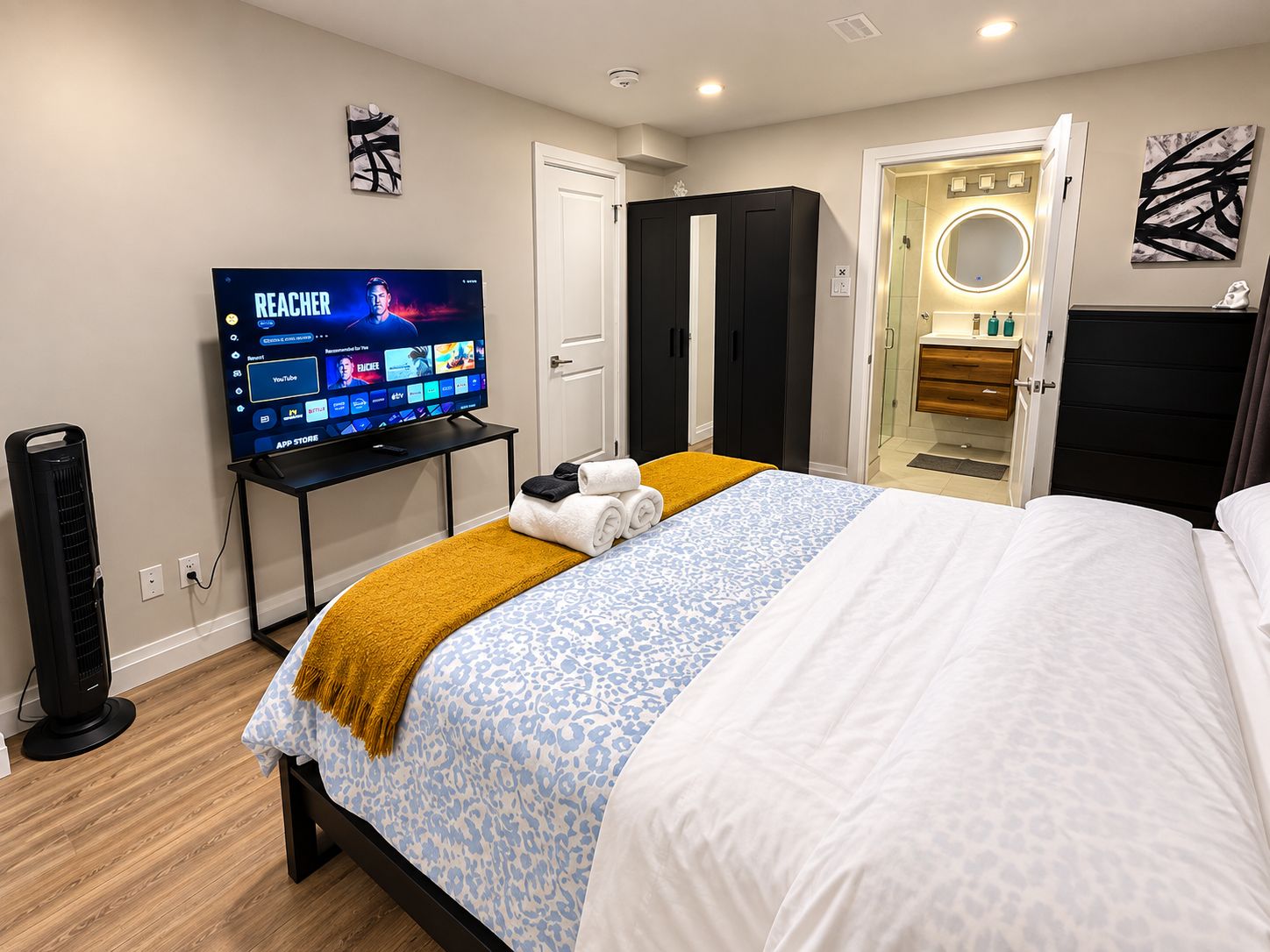 2 bedrooms, WiFi (free), bed sheets