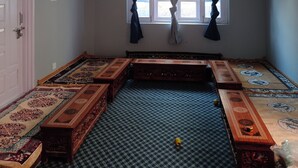 Spiseområde på rommet