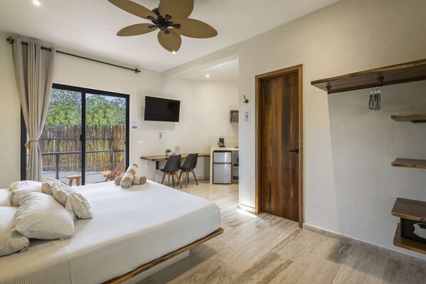 1 غرفة نوم ومكواة/لوح كي وواي فاي وملاءات أسرّة