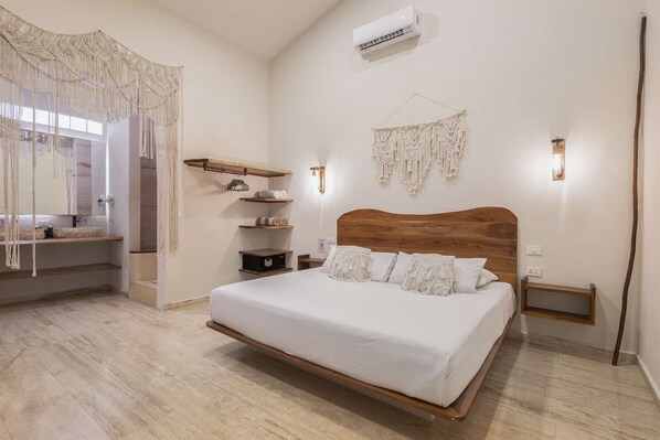 1 غرفة نوم ومكواة/لوح كي وواي فاي وملاءات أسرّة