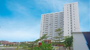 Voorkant van accommodatie