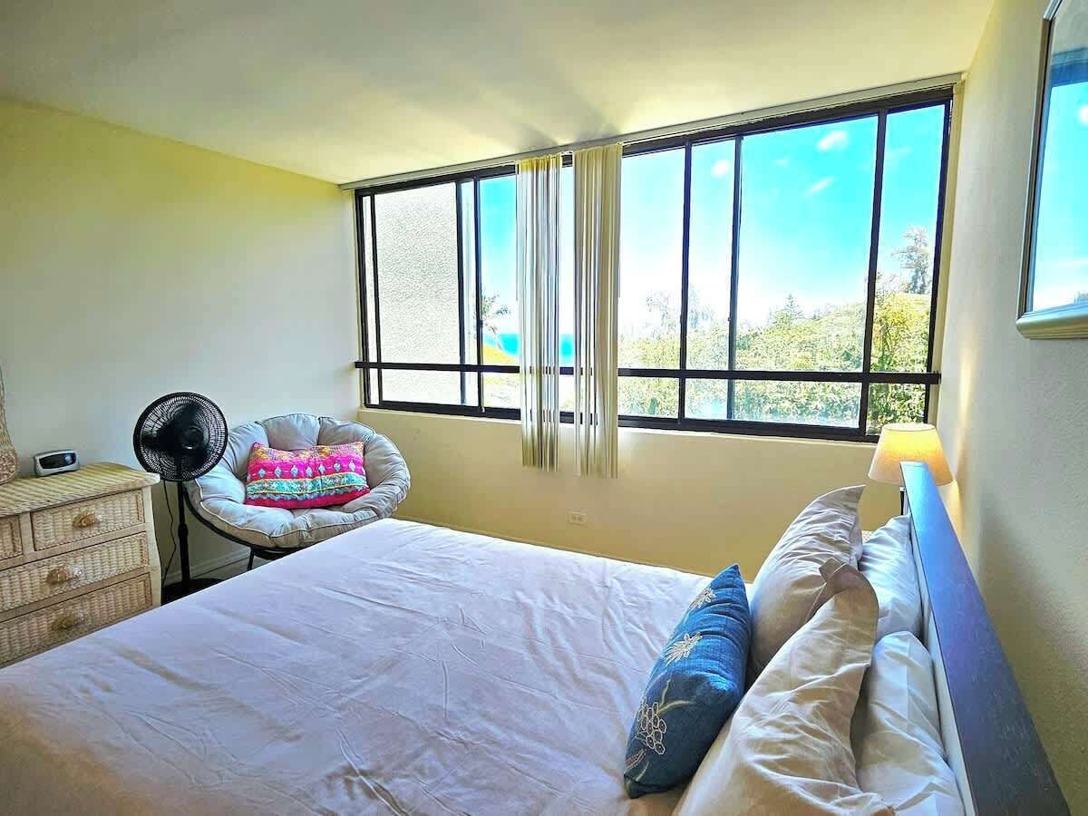 2 soveværelser, skrivebord, strygejern/strygebræt, weekendseng