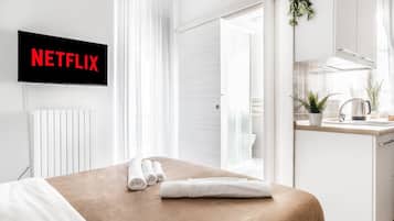 1 Schlafzimmer, Bügeleisen/Bügelbrett, kostenloses WLAN, Bettwäsche