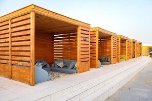 Terrace/patio - Deyina Beach Hotel (Nouadhibou)