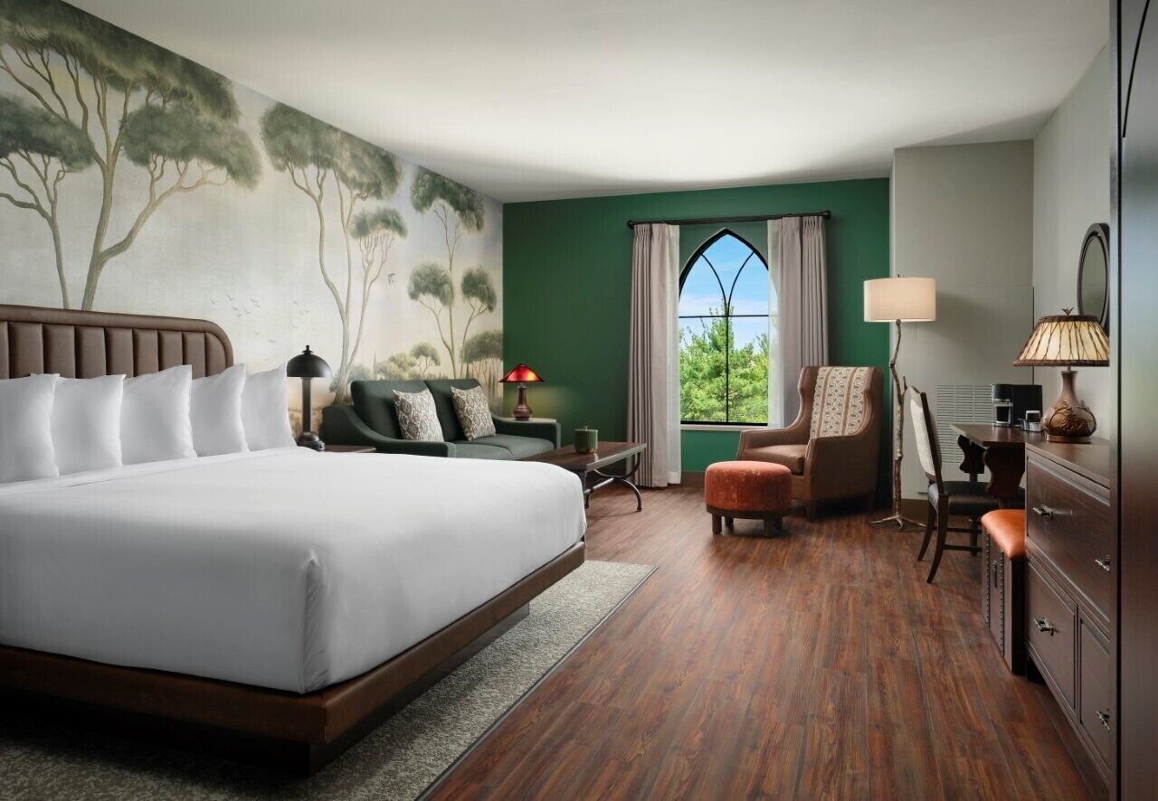 Caja de seguridad en la habitación, escritorio y cortinas blackout 