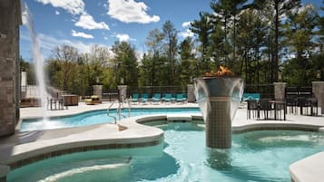 3 indoor pools, seasonal outdoor pool, pool cabanas (surcharge)
