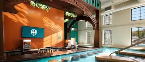 Swim-up bar