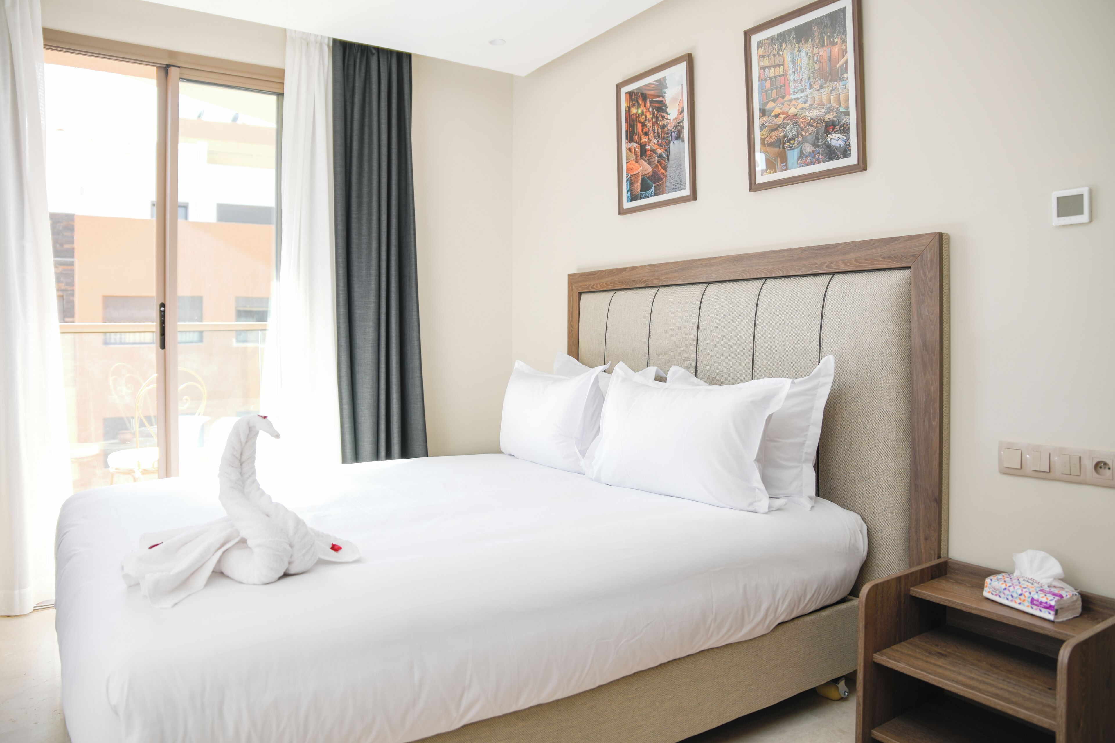 Departamento Deluxe | Sábanas de algodón egipcio, ropa de cama de alta calidad y wifi gratis 