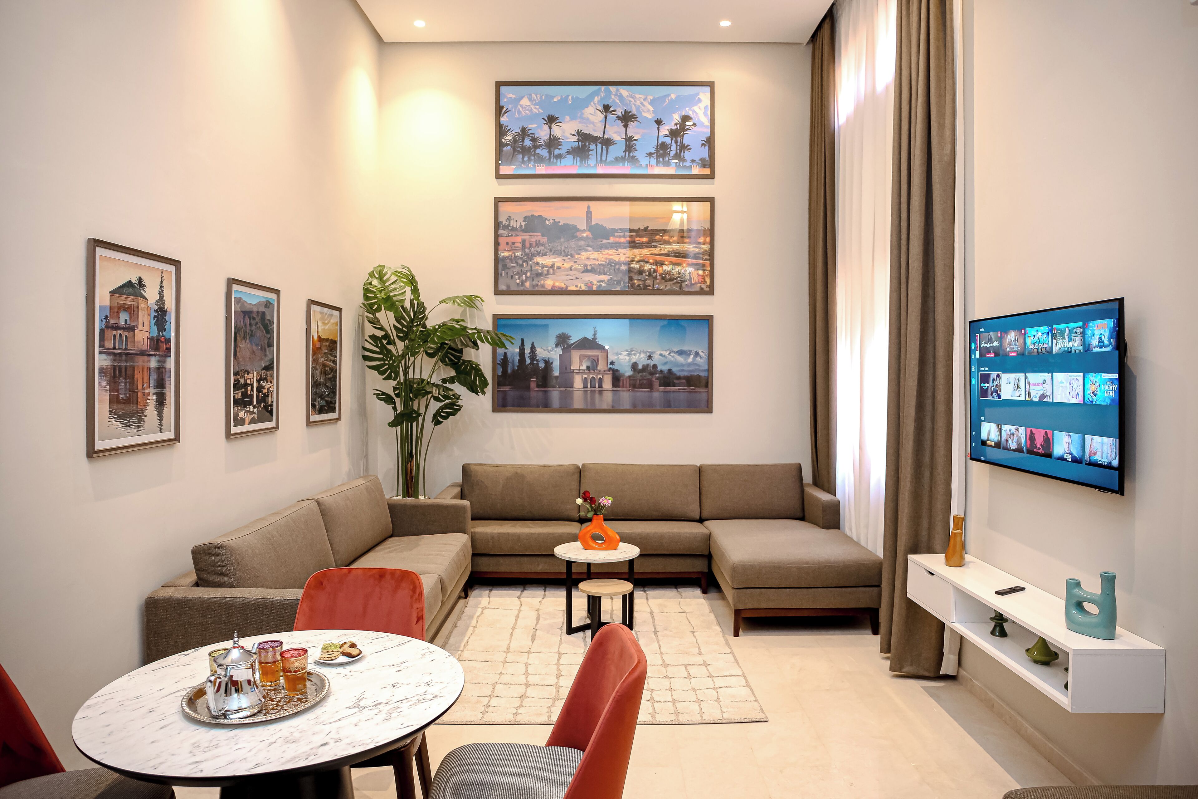 Appartement Premium | Draps en coton égyptien, literie de qualité supérieure